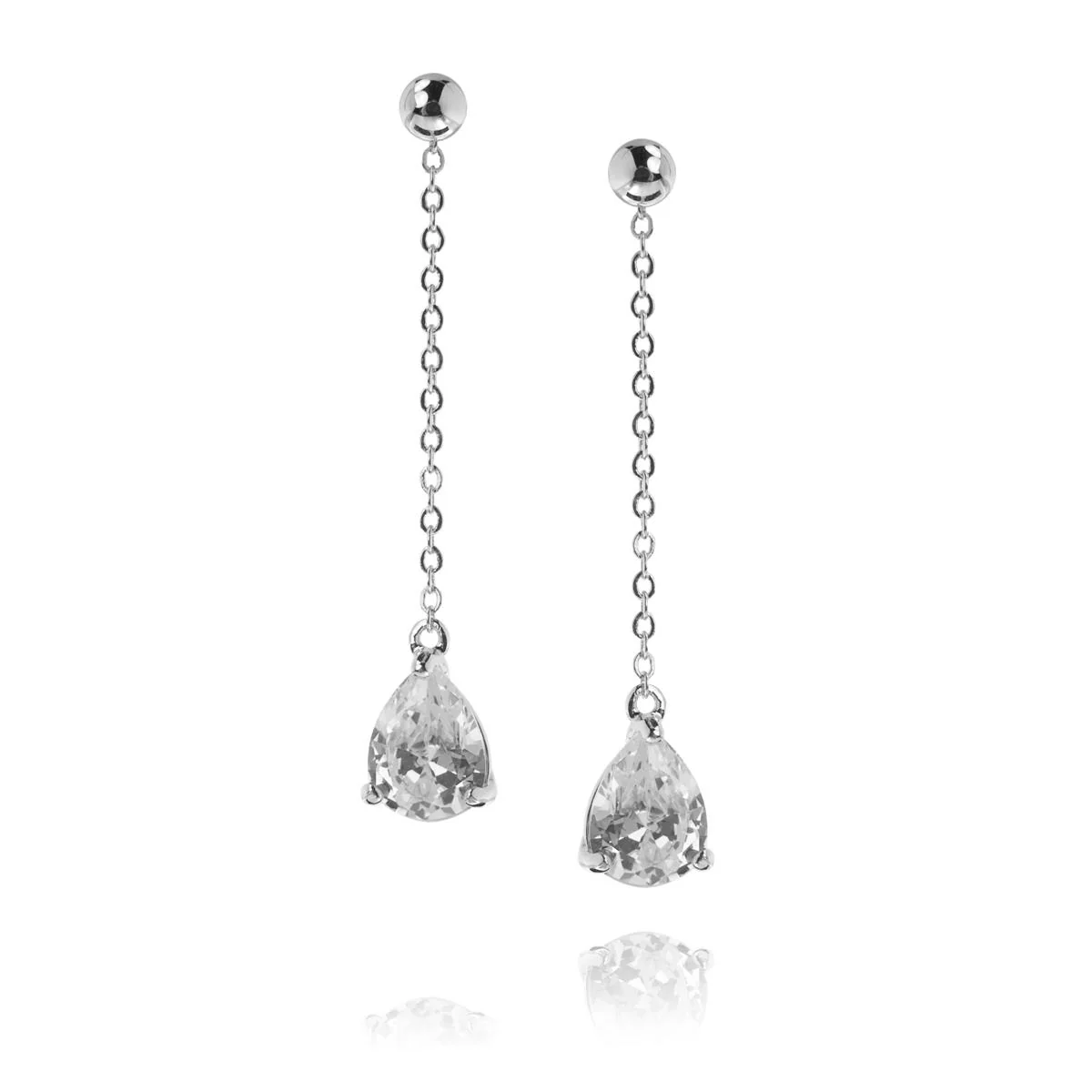 Pendientes Gbaya Plata De Ley 925 - Gbaya BLANCO