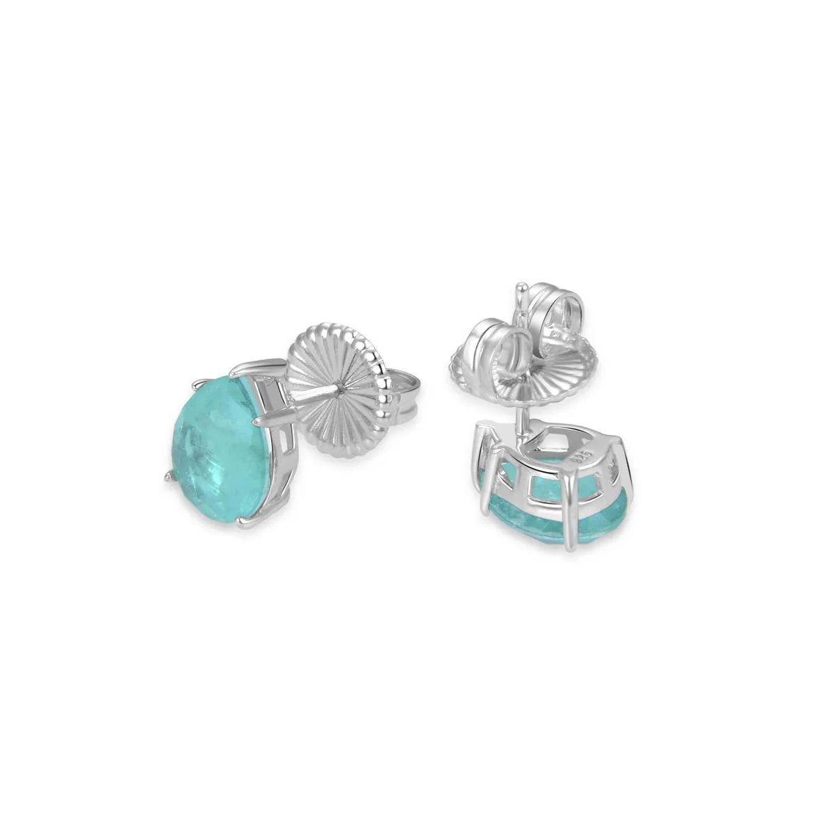 Pendientes Geda Plata De Ley 925 - Geda VERDE - Image 3