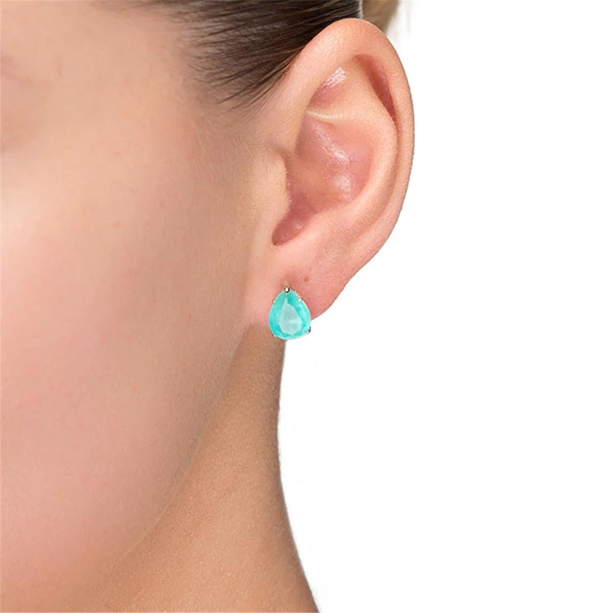 Pendientes Geda Plata De Ley 925 - Geda VERDE - Image 4