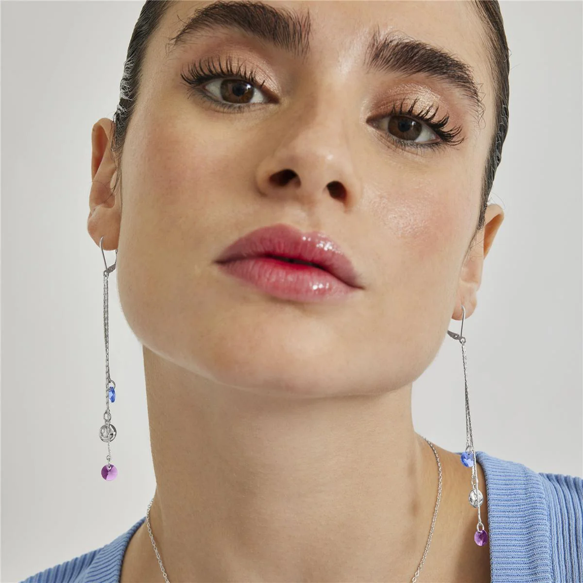 Pendientes Gisi Plata de Ley 925 - Gisi MULTICOLOR - Image 2