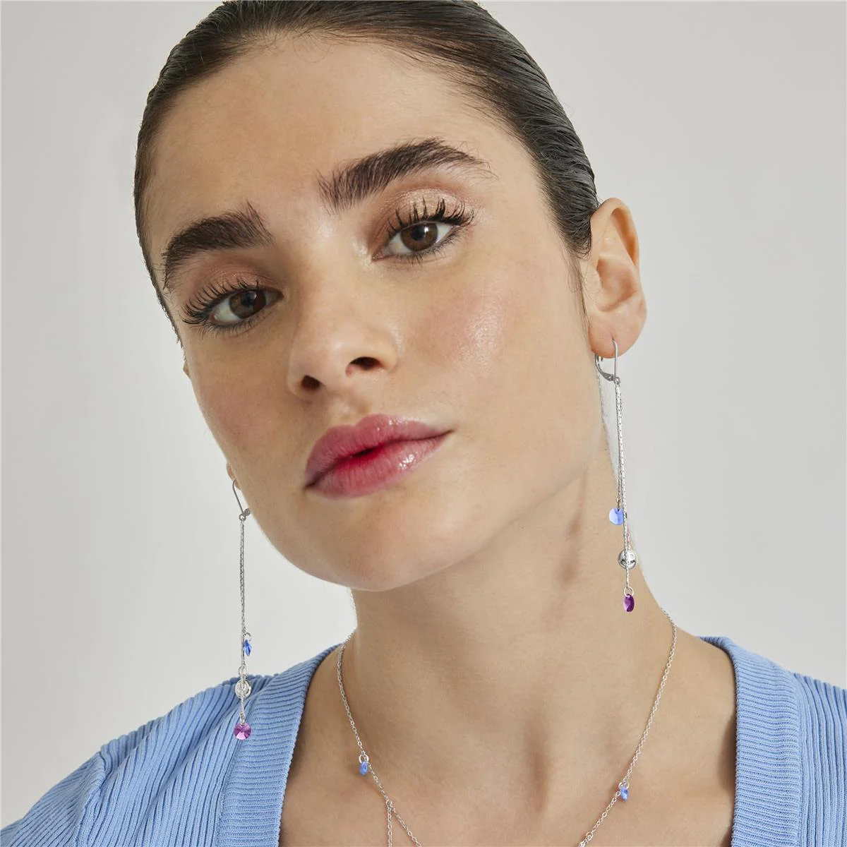 Pendientes Gisi Plata de Ley 925 - Gisi MULTICOLOR - Image 3