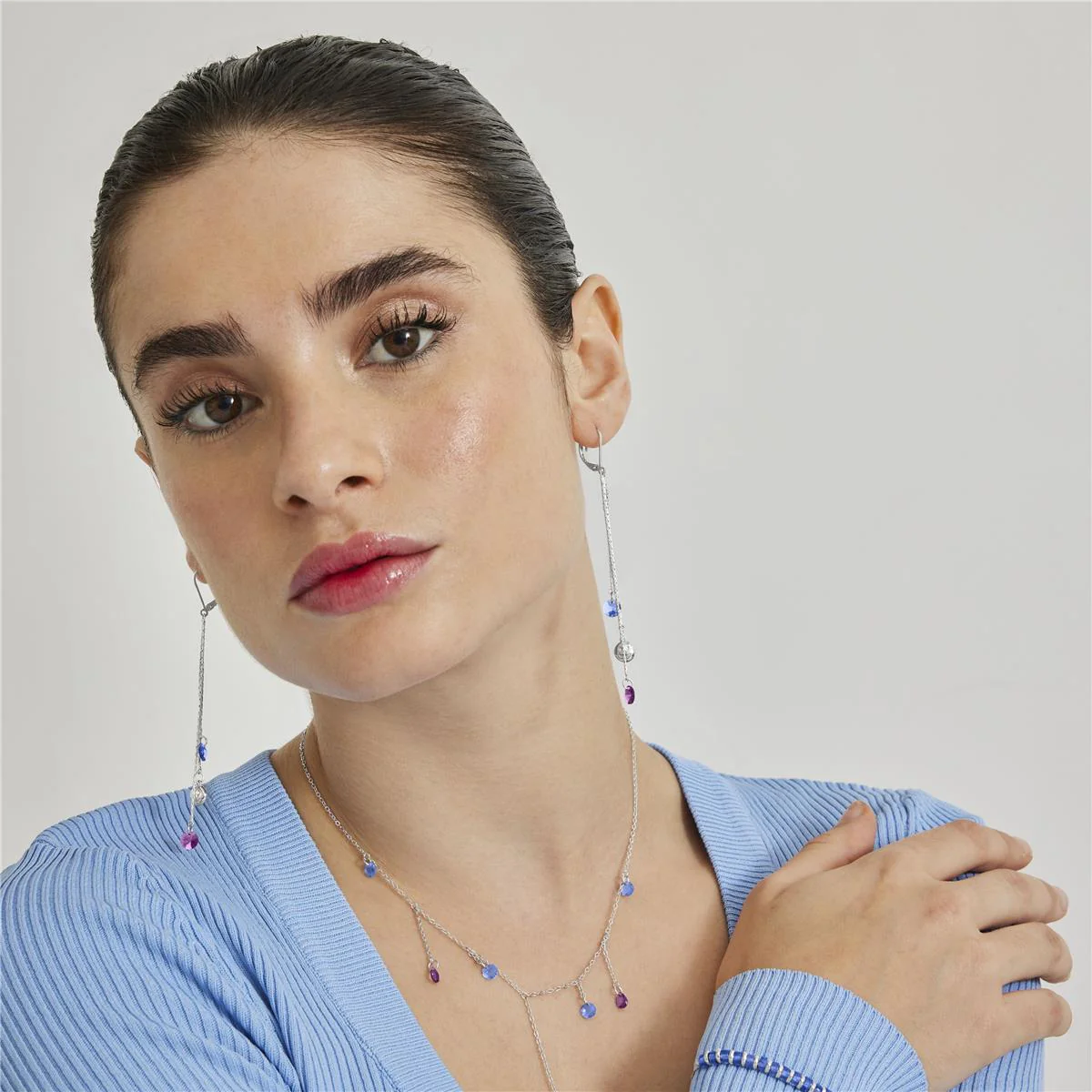 Pendientes Gisi Plata de Ley 925 - Gisi MULTICOLOR - Image 4