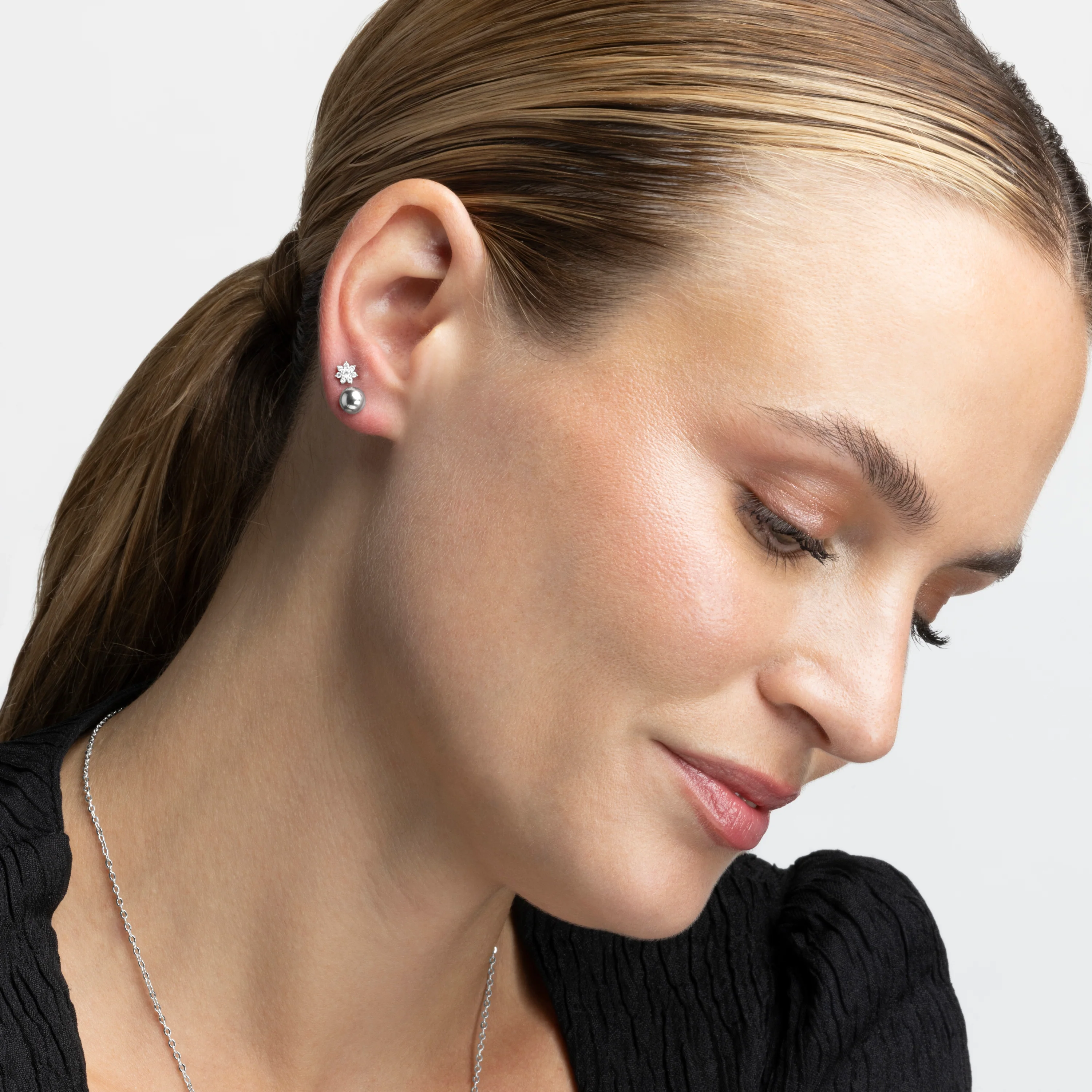 Pendientes acabado plata - Gnis - Image 4