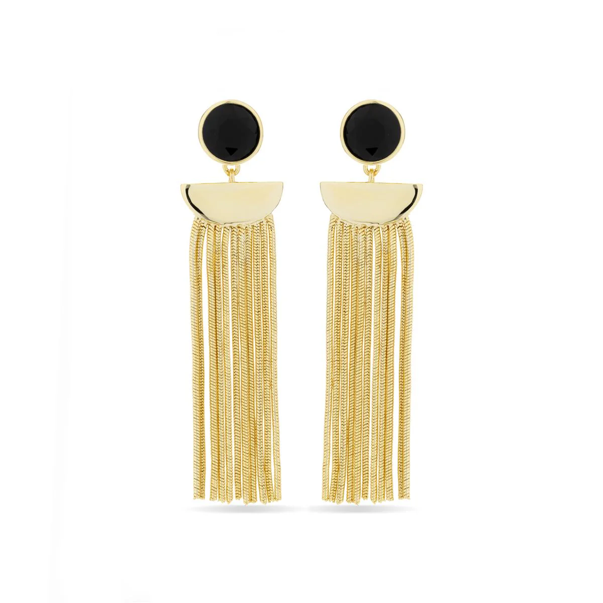 Pendientes Goila acabado oro 18k - Goila NEGRO