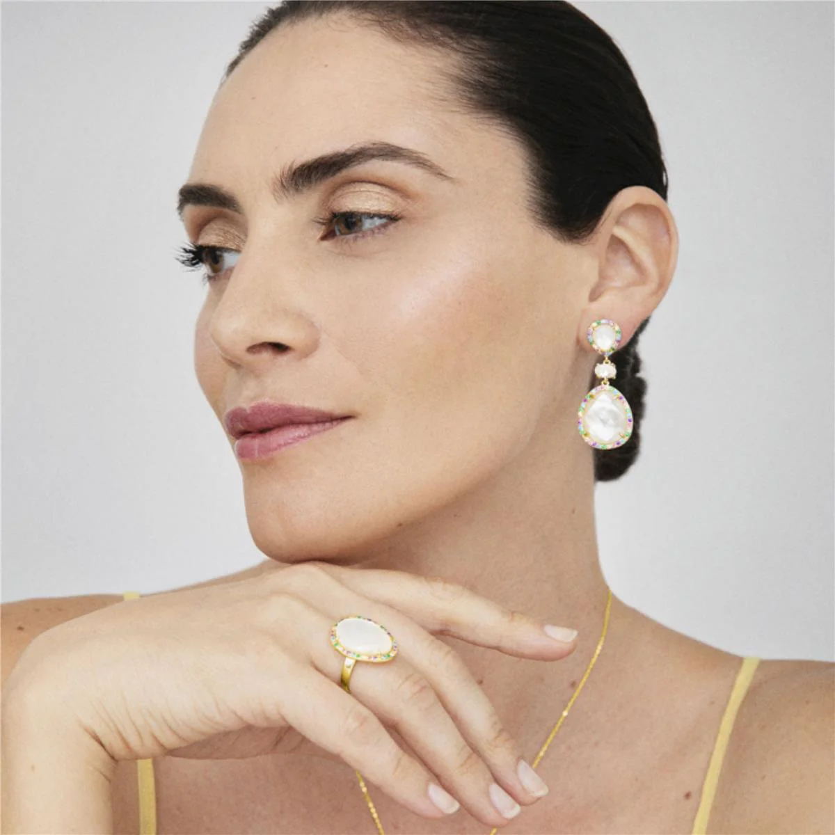 Pendientes Griel Plata De Ley 925 - Griel BLANCO - Image 2