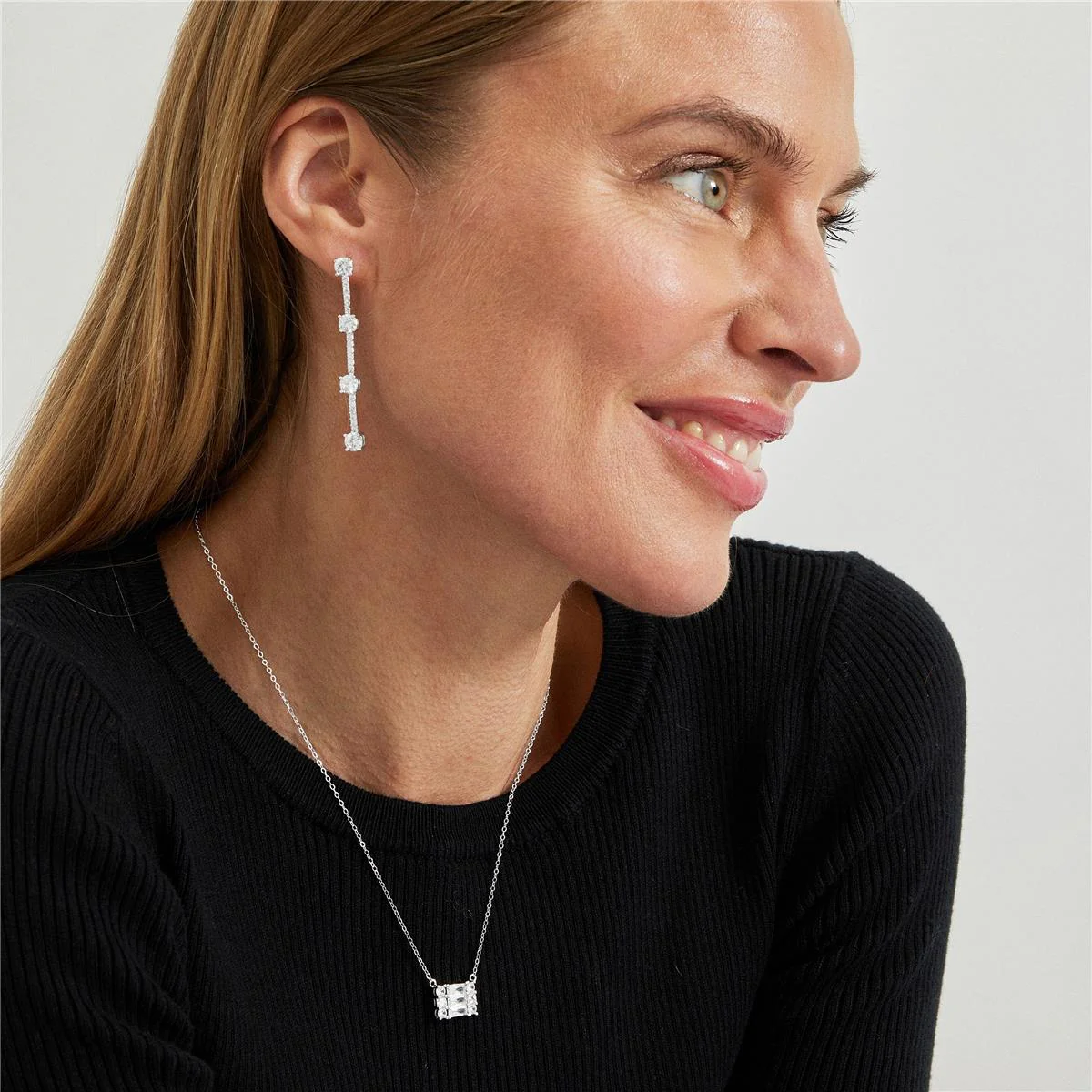 Pendientes Grukdy Plata De Ley 925 - Grukdy BLANCO - Image 2