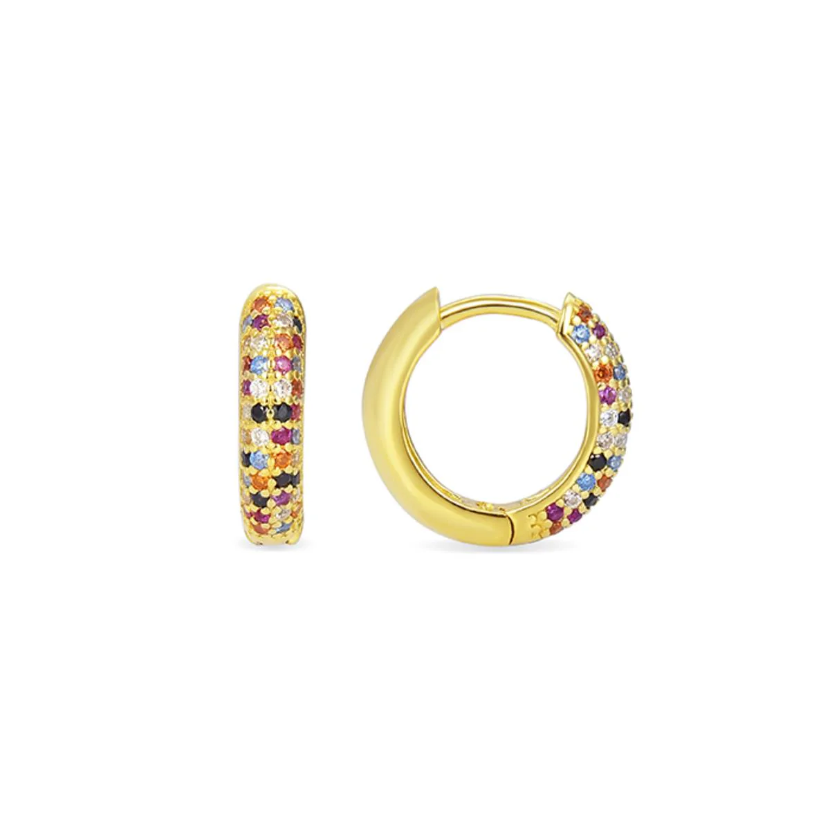 Pendientes Guly Plata De Ley 925 - Guly MULTICOLOR