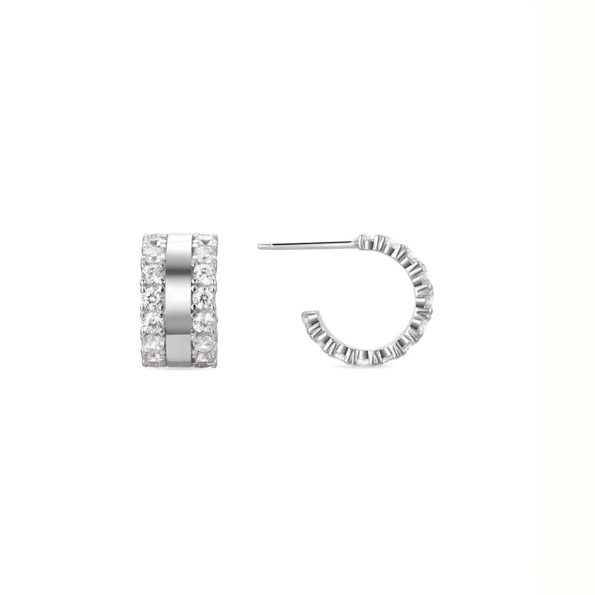 Pendientes Guser Plata De Ley 925 - Guser BLANCO