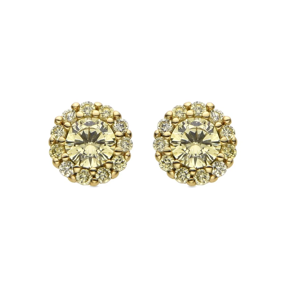 Pendientes Hafai Plata de Ley 925 - Hafai AMARILLO