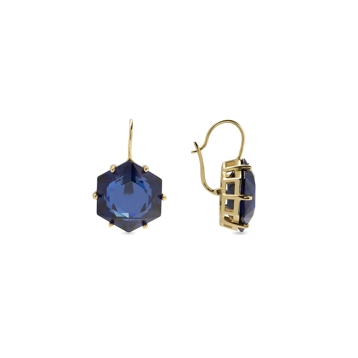 Pendientes Hak Plata De Ley 925 - Hak AZUL