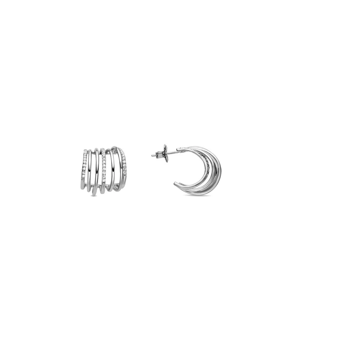 Pendientes Hanke Plata de Ley 925 - Hanke BLANCO