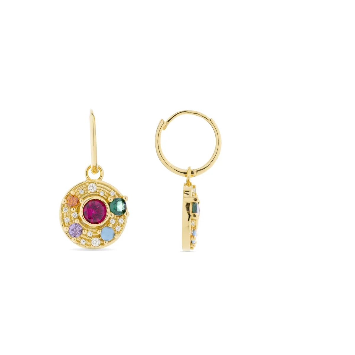 Pendientes Hatol Plata de Ley 925 - Hatol MULTICOLOR