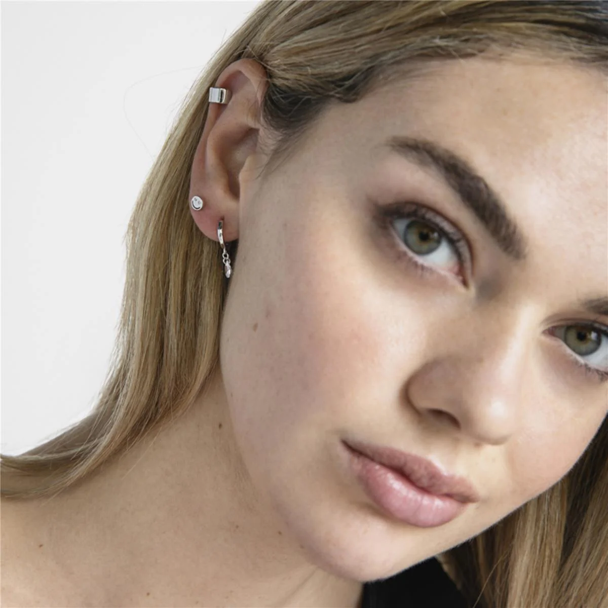 Pendientes Hayil Plata De Ley 925 - Hayil BLANCO - Image 4
