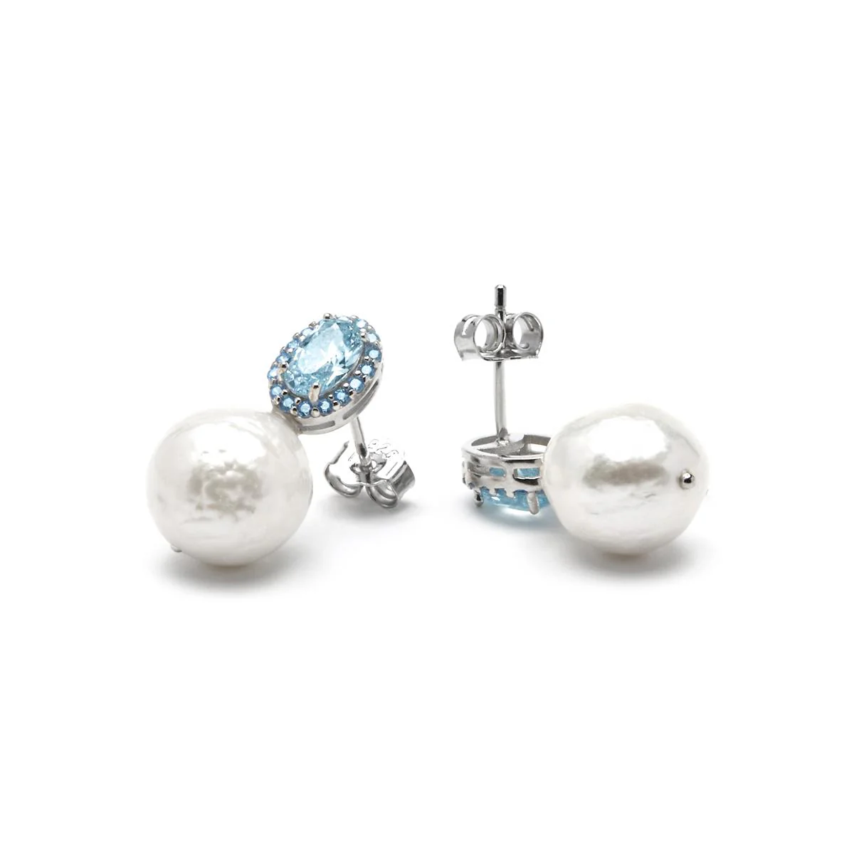 Pendientes Herwa Plata de Ley 925 - Herwa AZUL - Image 3