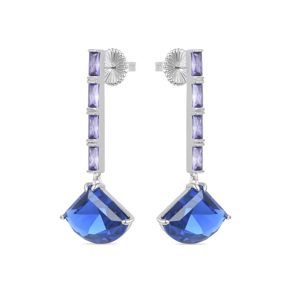 Pendientes Hidni Plata De Ley 925 - Hidni AZUL - Image 2