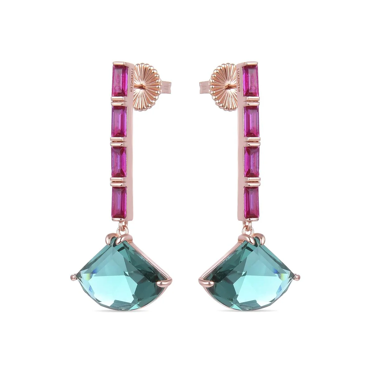 Pendientes Hidni Plata De Ley 925 - Hidni VERDE - Image 2