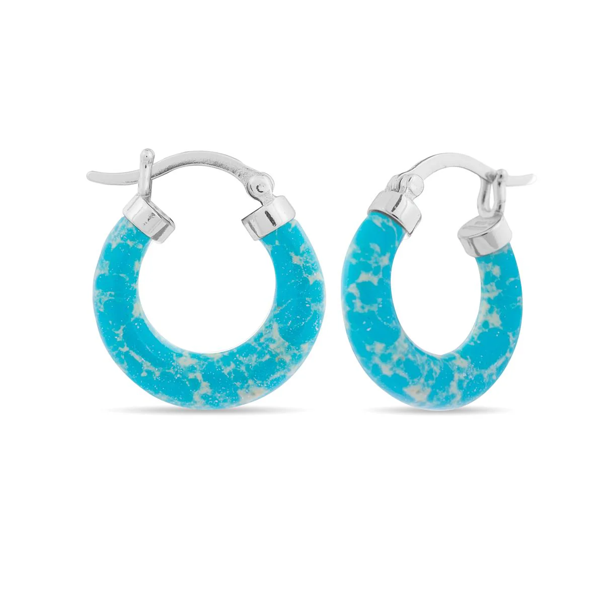 Pendientes Hikrai Plata De Ley 925 - Hikrai AZUL