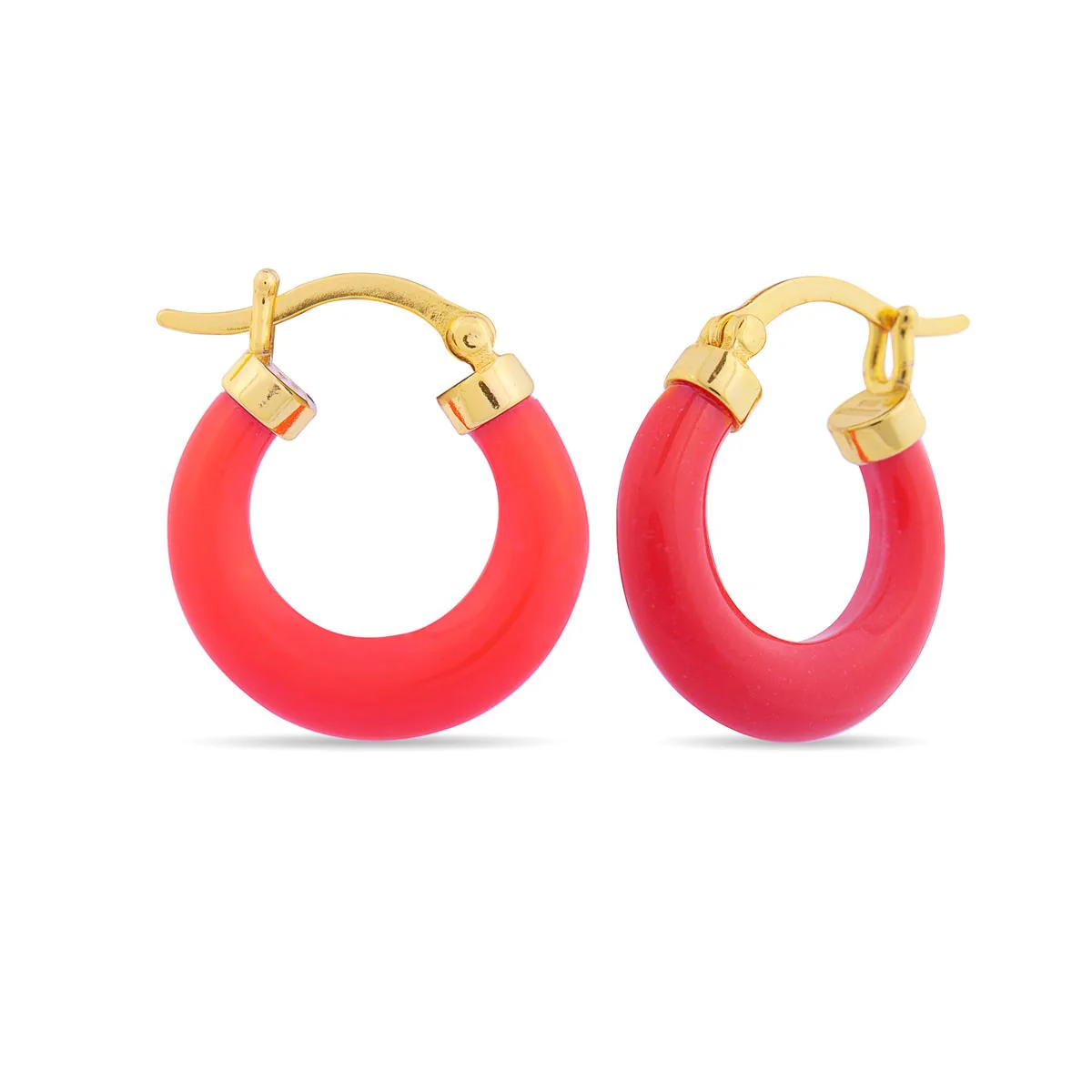 Pendientes Hikrai Plata De Ley 925 - Hikrai ROJO
