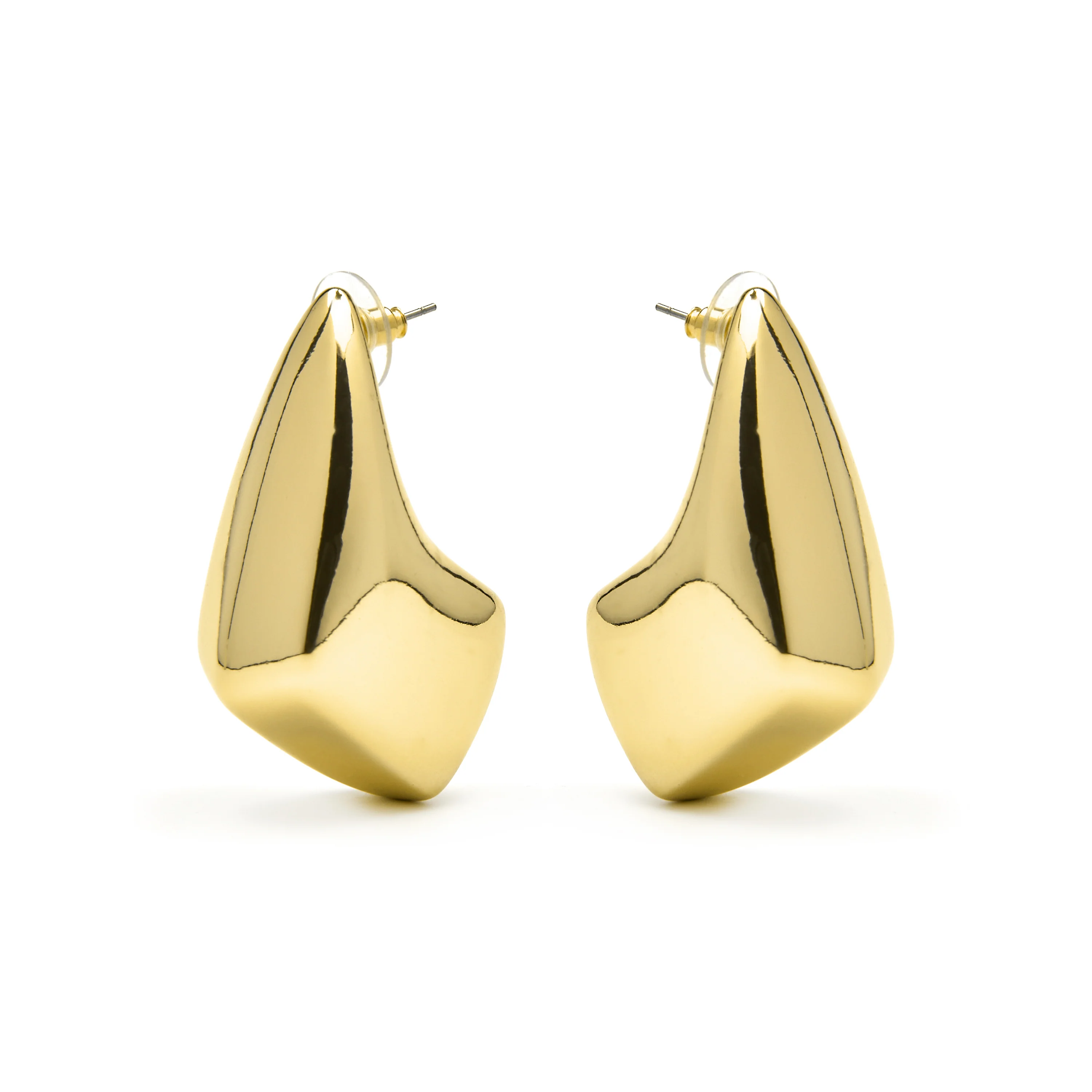 Pendientes acabado oro amarillo de 18k - Hilga - Image 3