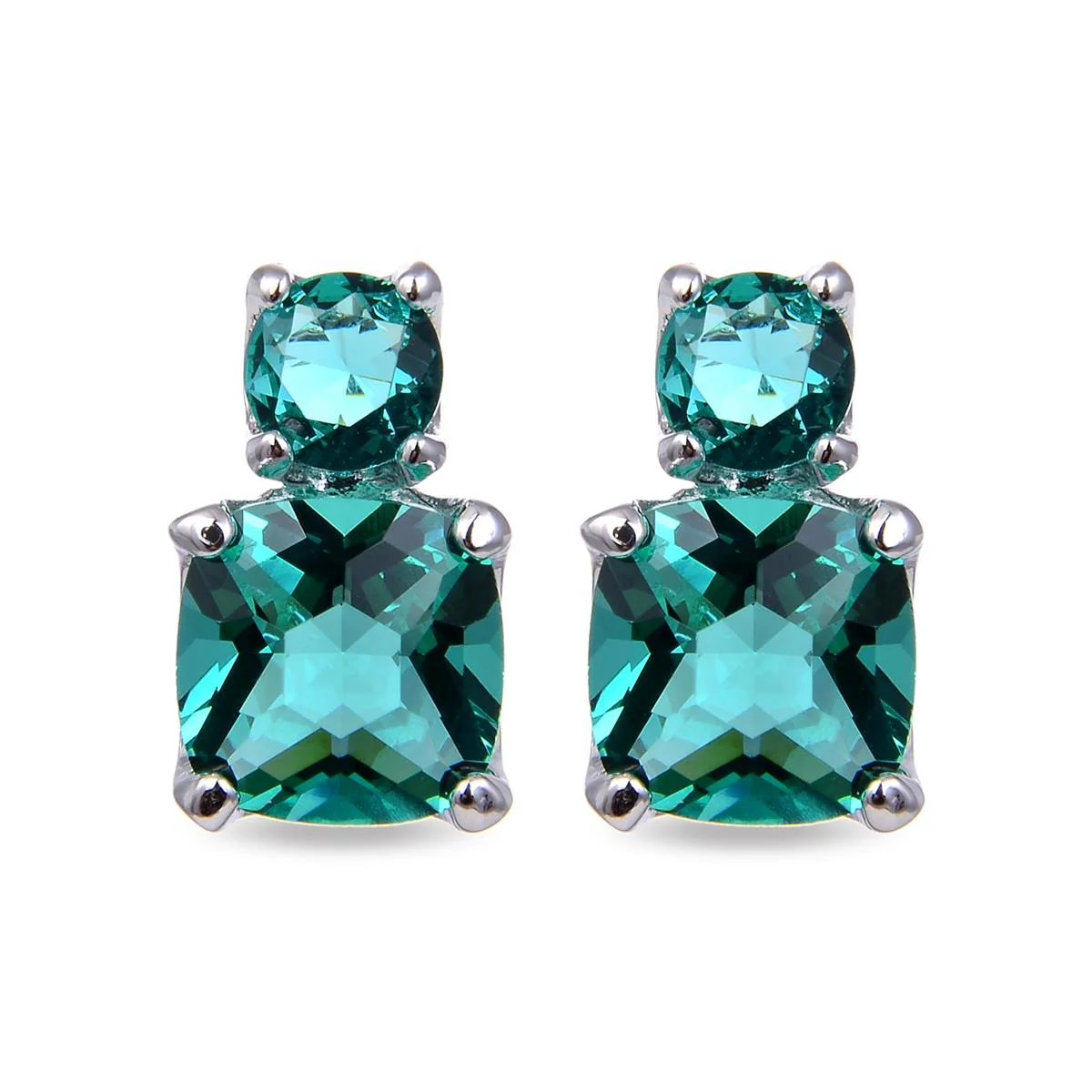 Pendientes Hisse Plata De Ley 925 - Hisse VERDE