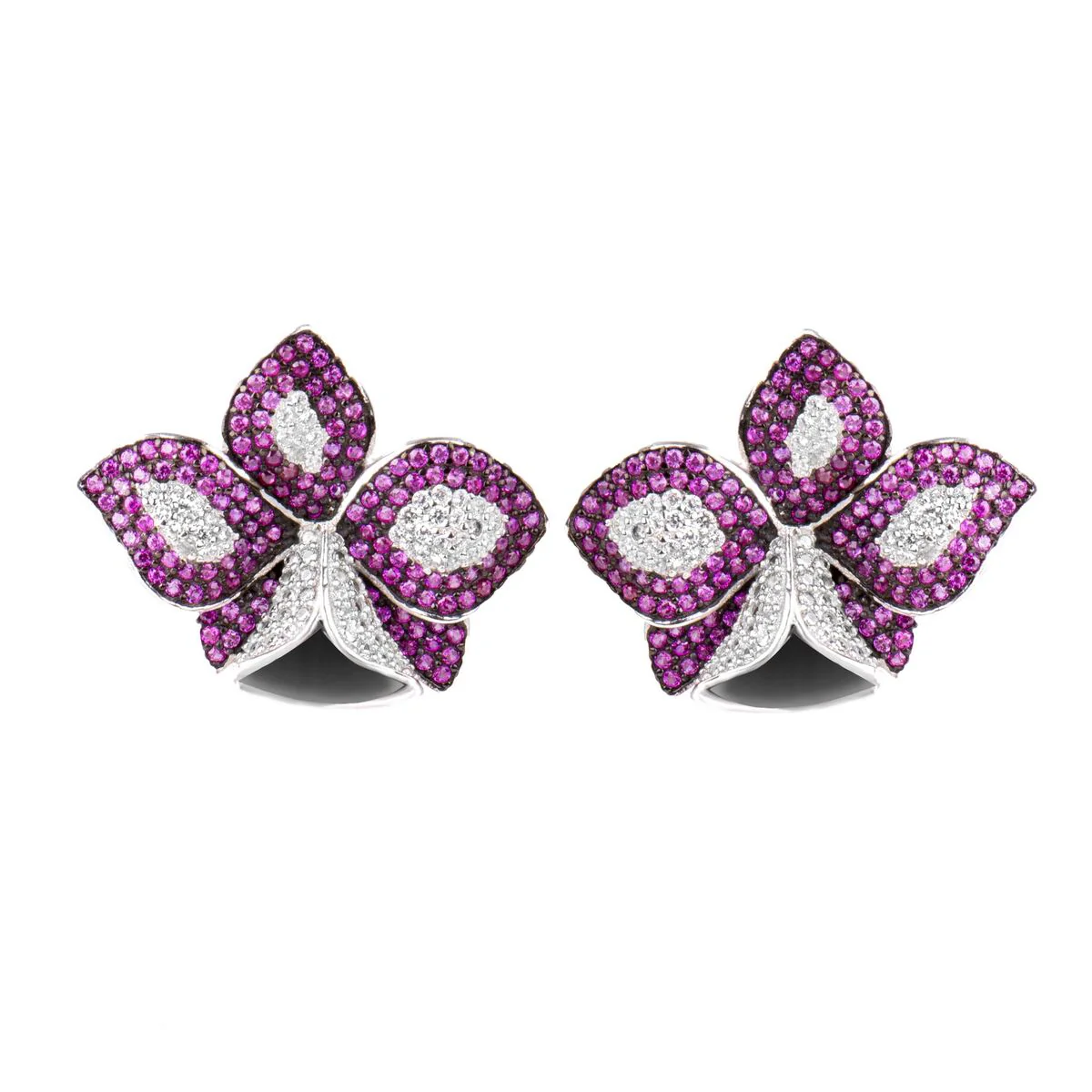 Pendientes Hoto Plata De Ley 925 - Hoto ROJO
