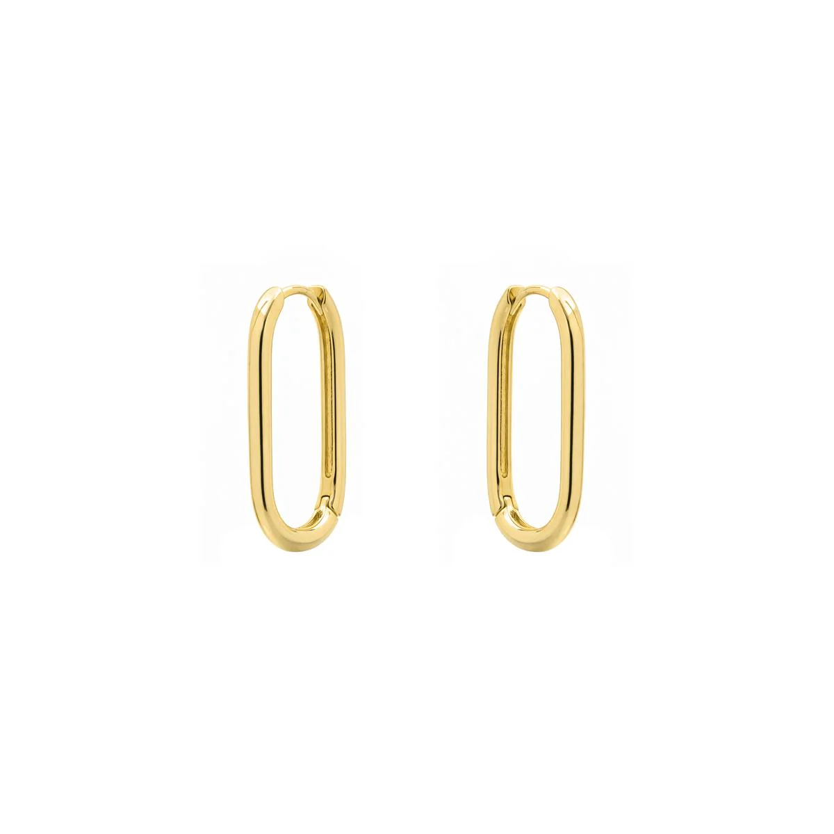 Pendientes acabado en oro amarillo de 18k - Huitza - Image 3
