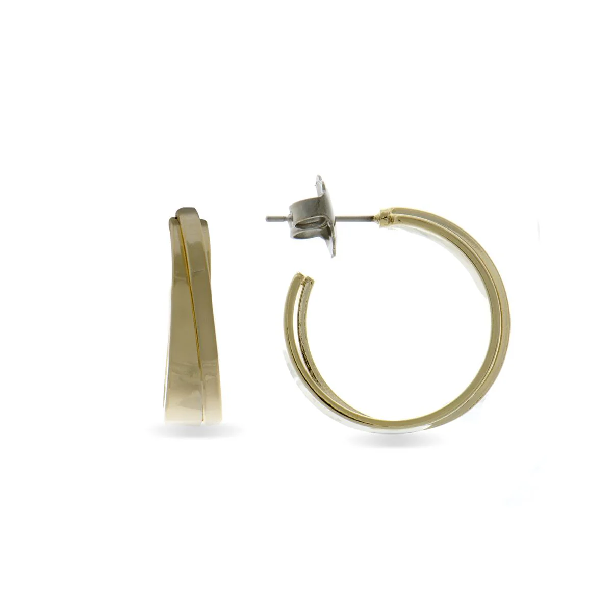 Pendientes Huiwe acabado oro Amarillo 18k - 21mm - Huiwe AMARILLO