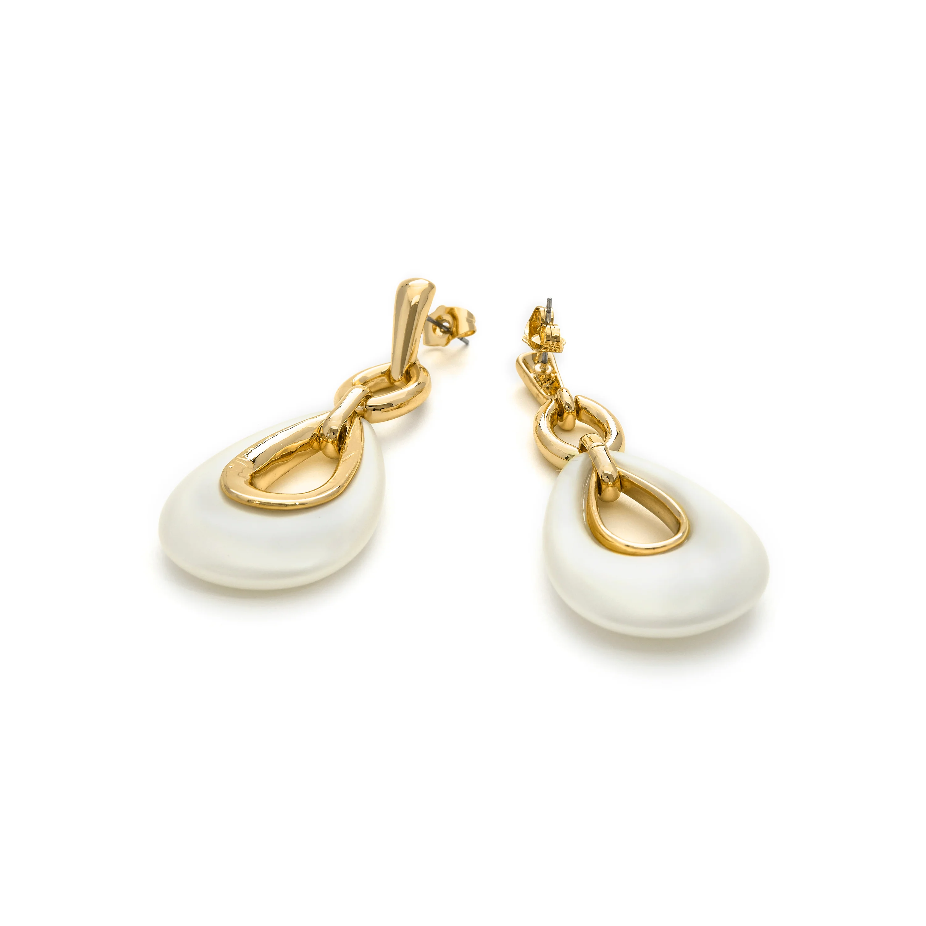 Pendientes acabado en oro amarillo 18K - Humola - Image 5