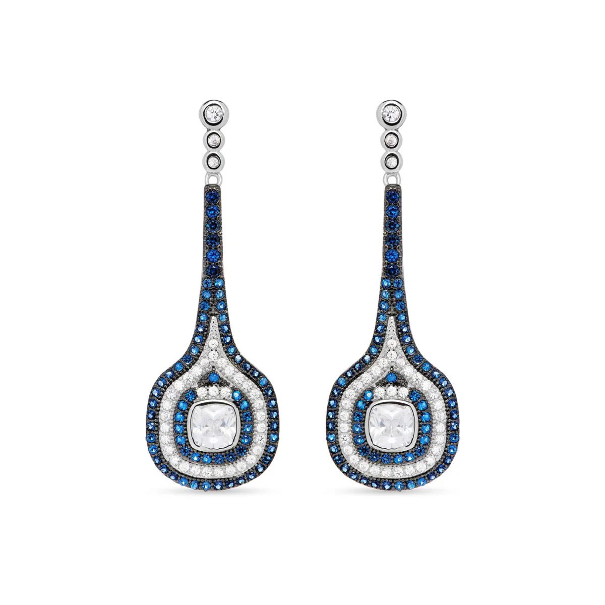 Pendientes Hunka Plata De Ley 925 - Hunka BLANCO