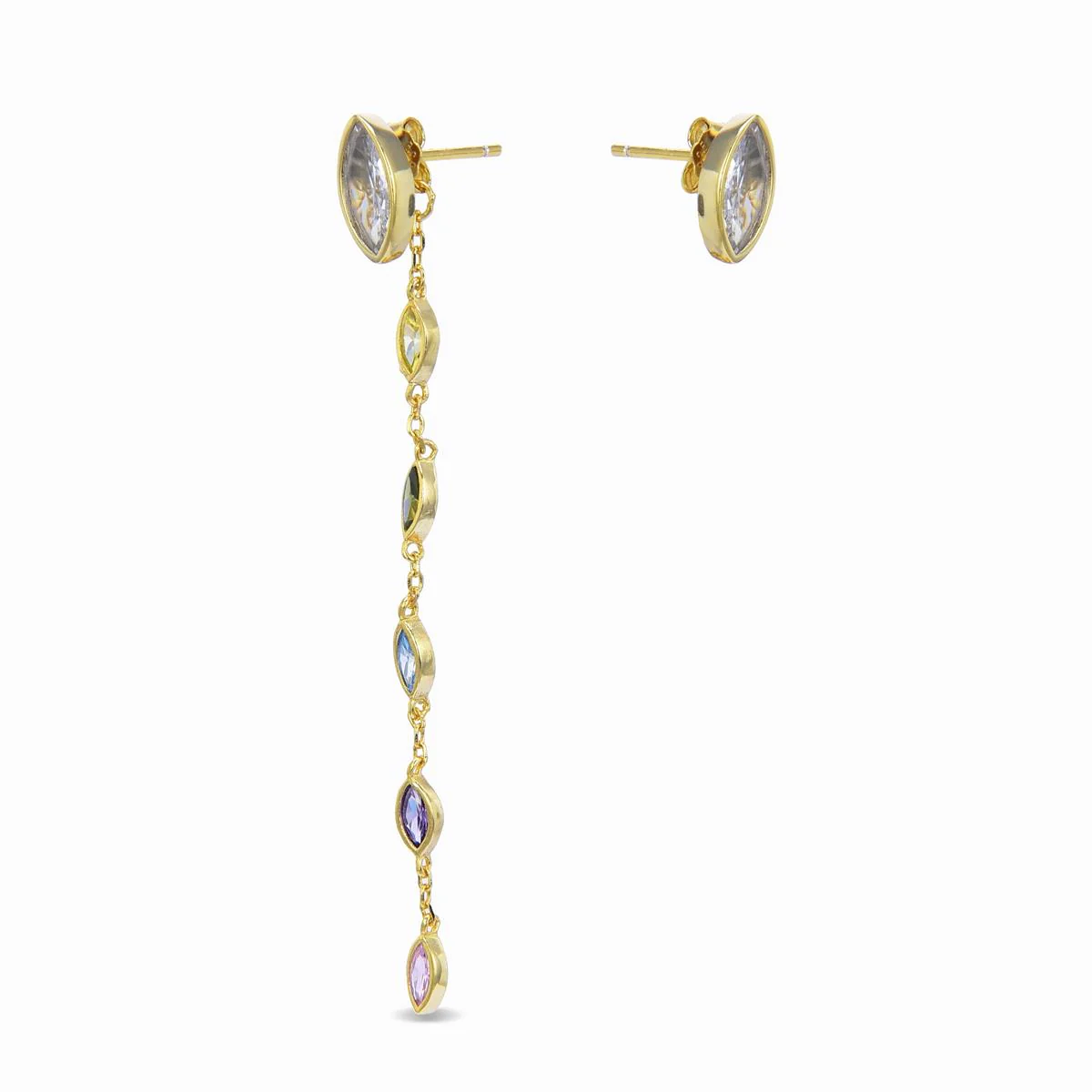 Pendientes Hunna Plata De Ley 925 - Hunna MULTICOLOR - Image 2