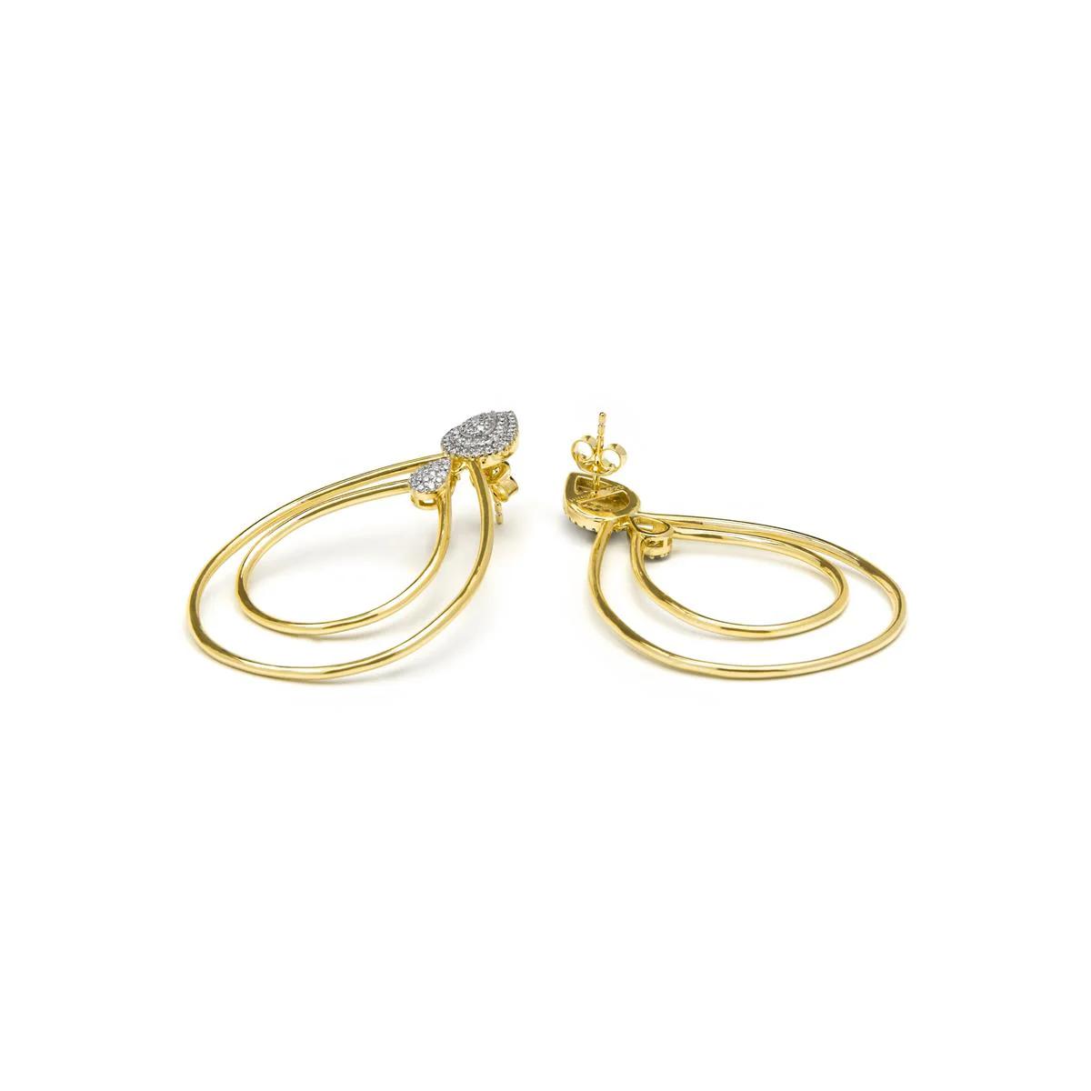 Pendientes Hyka Plata de Ley 925 - Hyka BLANCO - Image 3