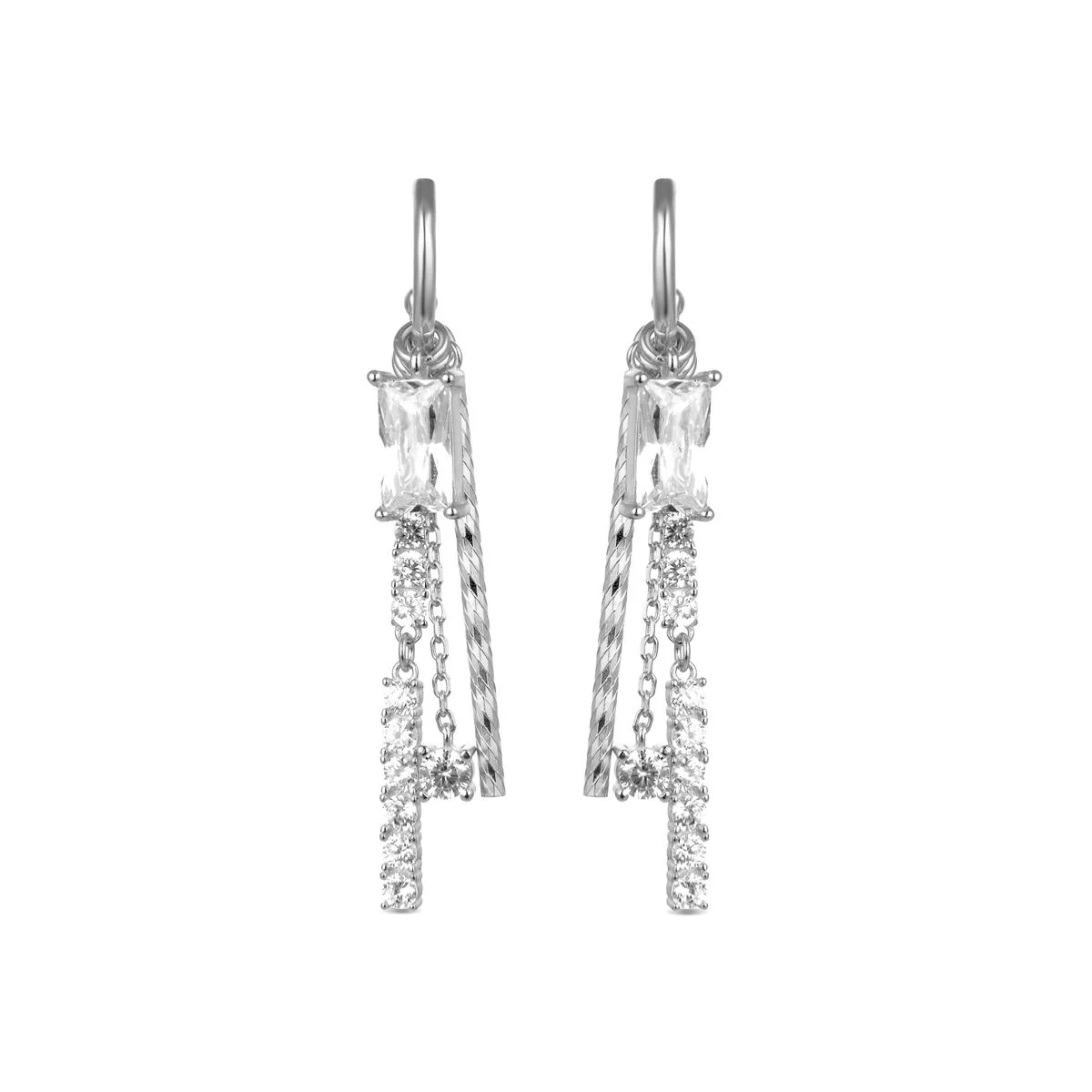 Pendientes Hyra Plata De Ley 925 - Hyra BLANCO