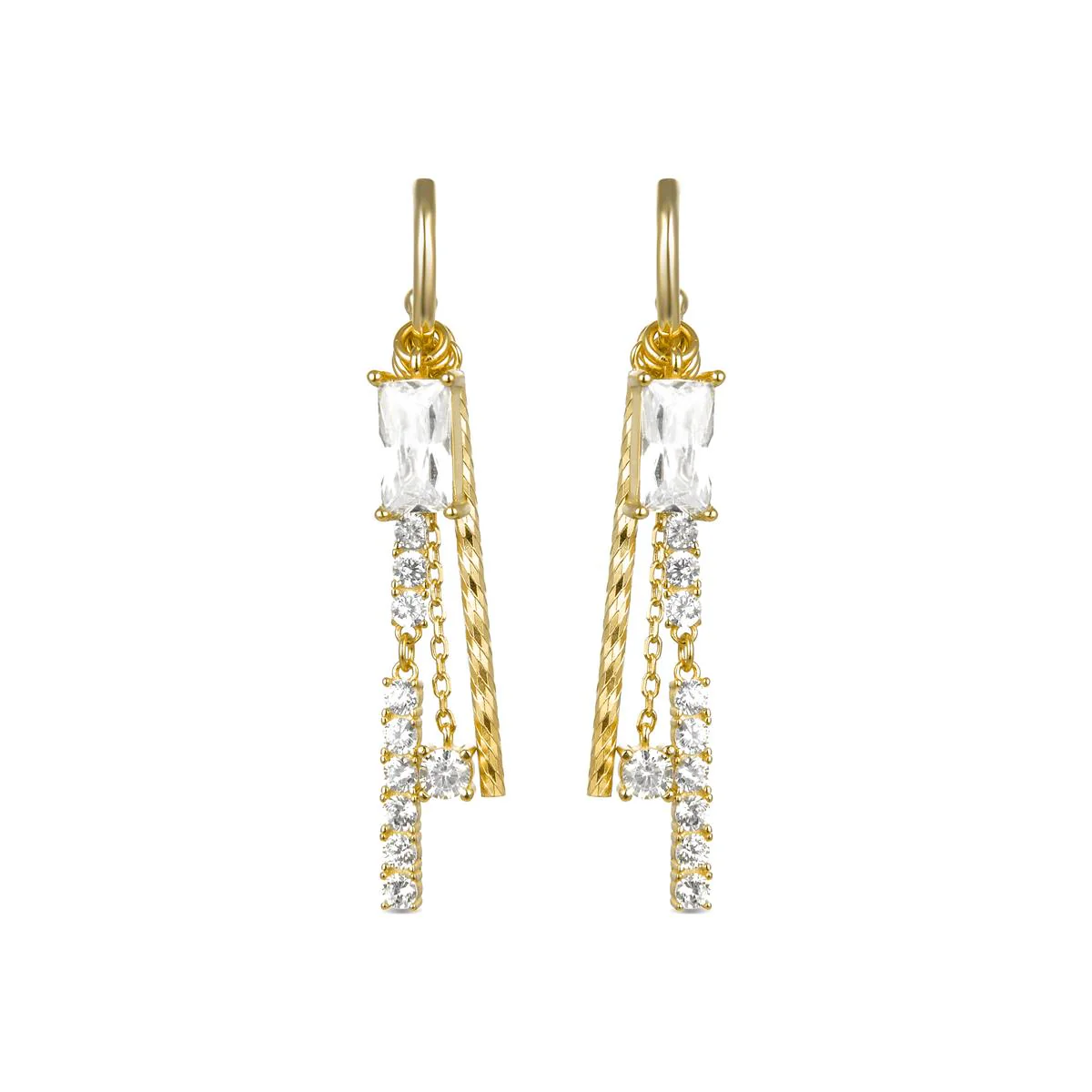 Pendientes Hyra Plata De Ley 925 - Hyra BLANCO