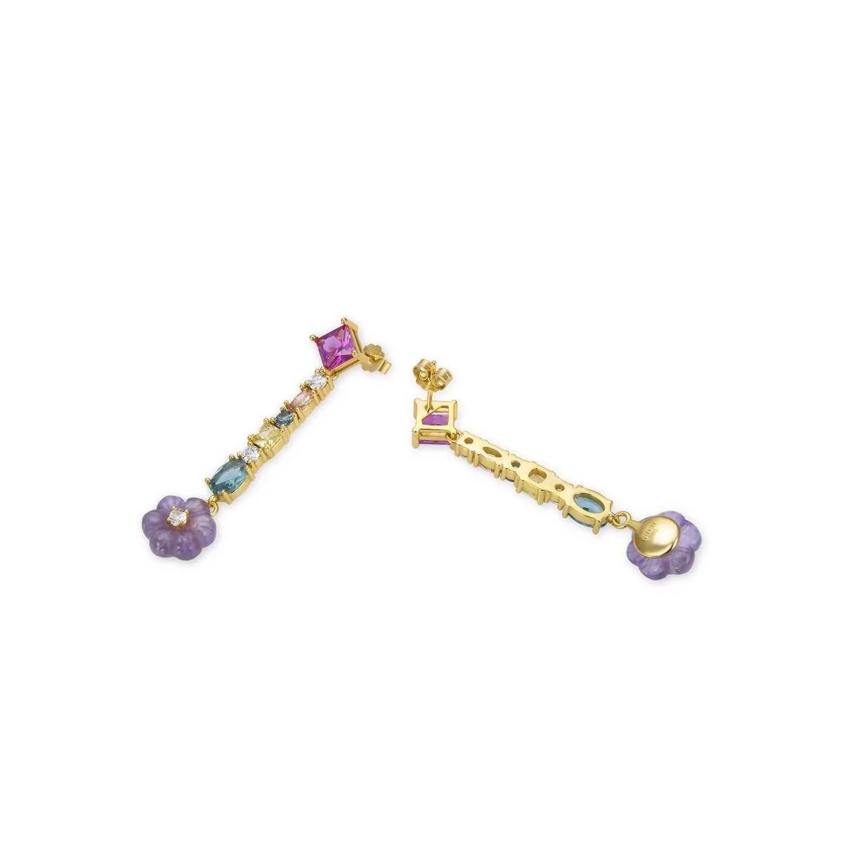 Pendientes Iha Plata De Ley 925 - Iha MULTICOLOR - Image 3