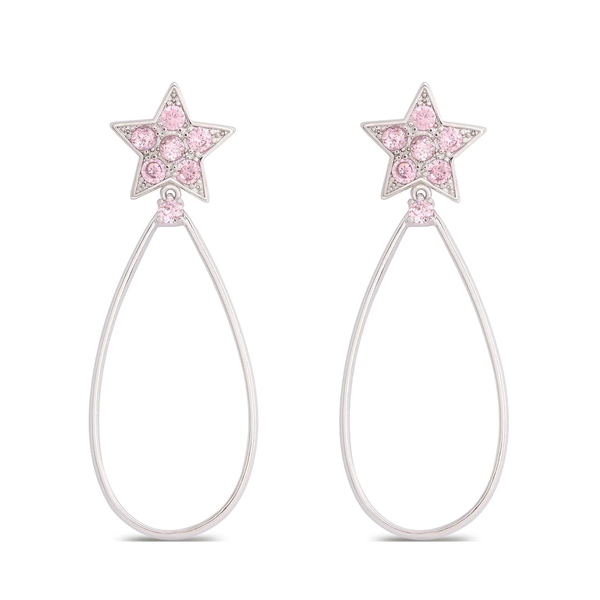 Pendientes Imasda acabado en Rodio - Imasda MULTICOLOR