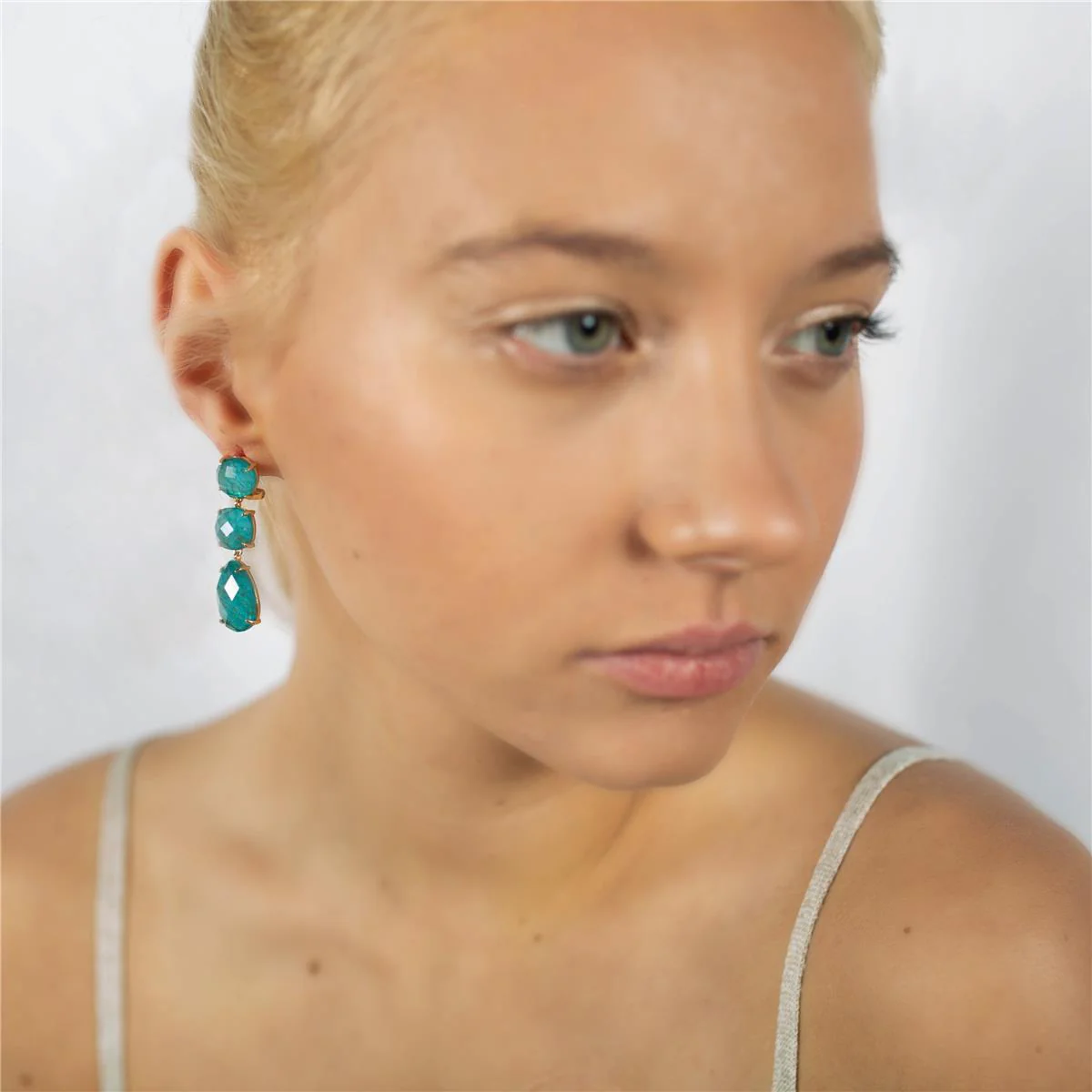 Pendientes Imil Plata De Ley 925 - Imil AZUL - Image 4