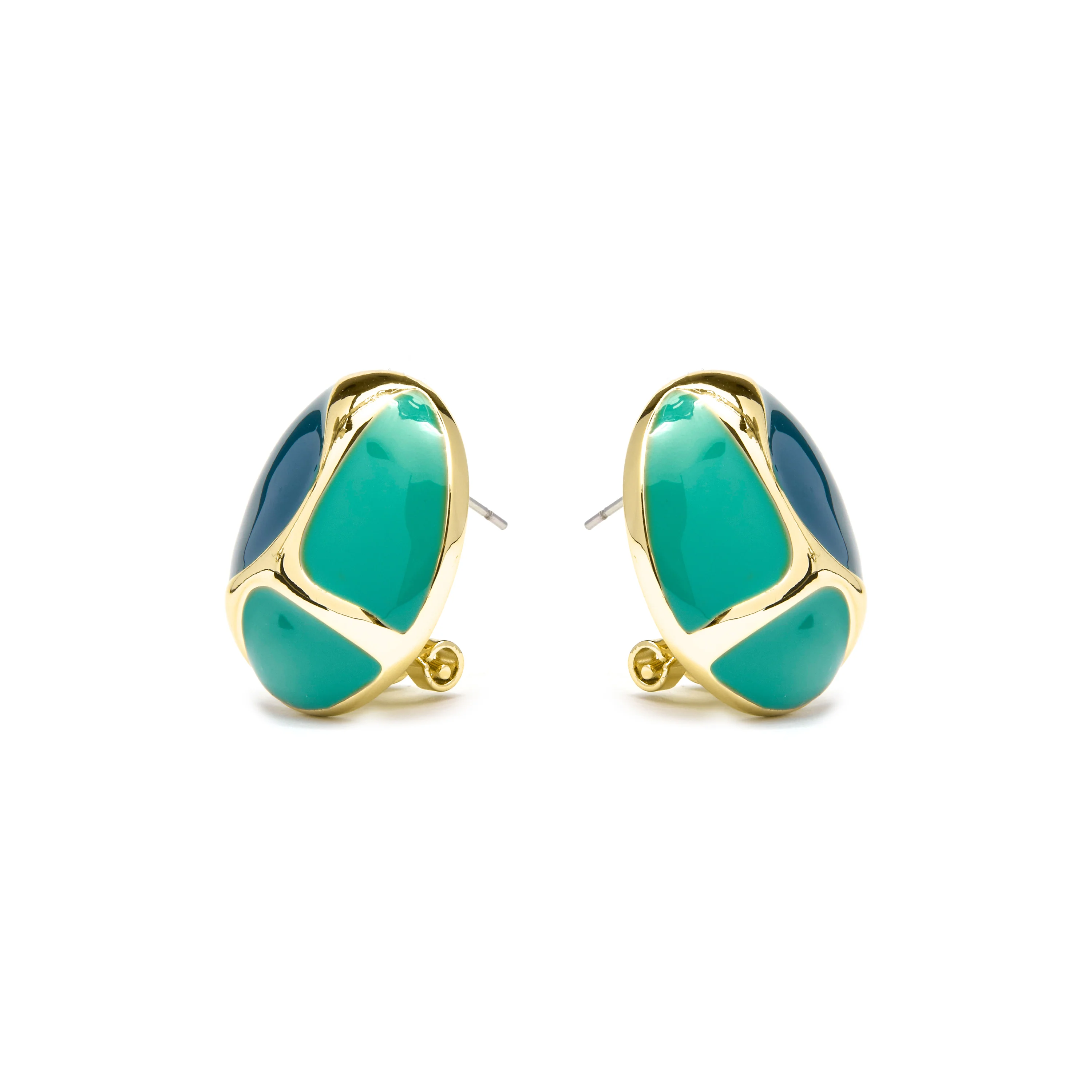 Pendientes acabado en oro amarillo 18K - Iofes - Image 3