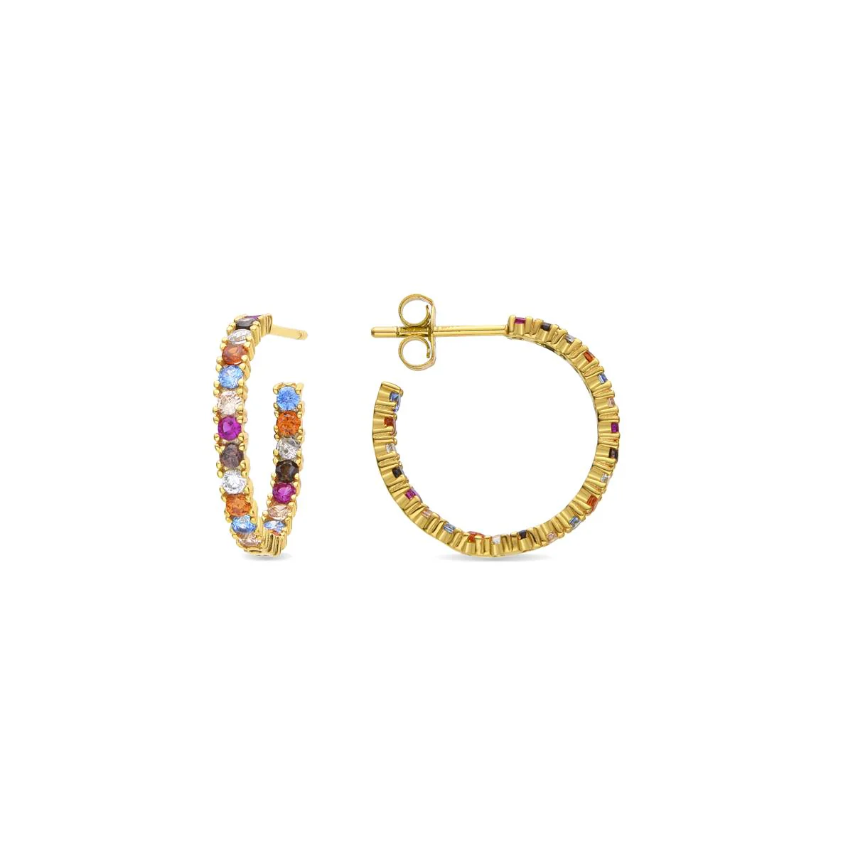Pendientes Iotha Plata de Ley 925 - Iotha MULTICOLOR