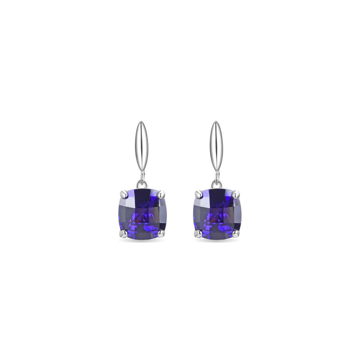 Pendientes Ishay Plata De Ley 925 - Ishay MORADO