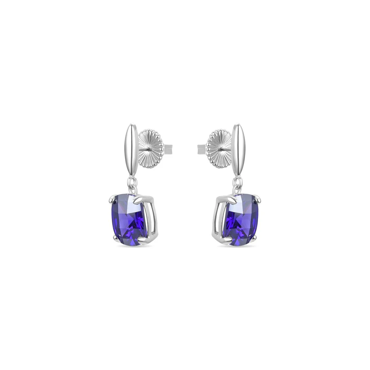 Pendientes Ishay Plata De Ley 925 - Ishay MORADO - Image 2