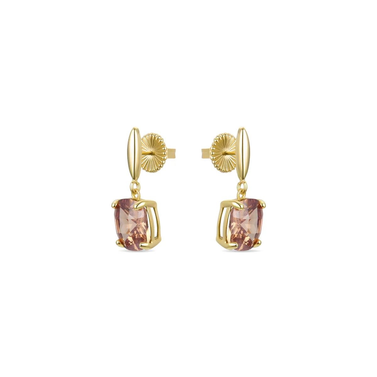 Pendientes Ishay Plata De Ley 925 - Ishay NARANJA - Image 2
