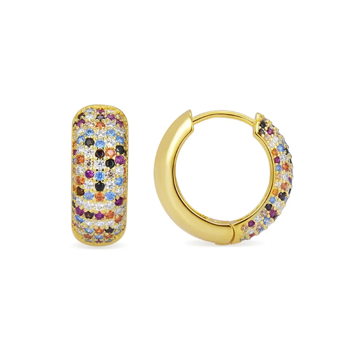 Pendientes Isle Plata De Ley 925 - Isle MULTICOLOR