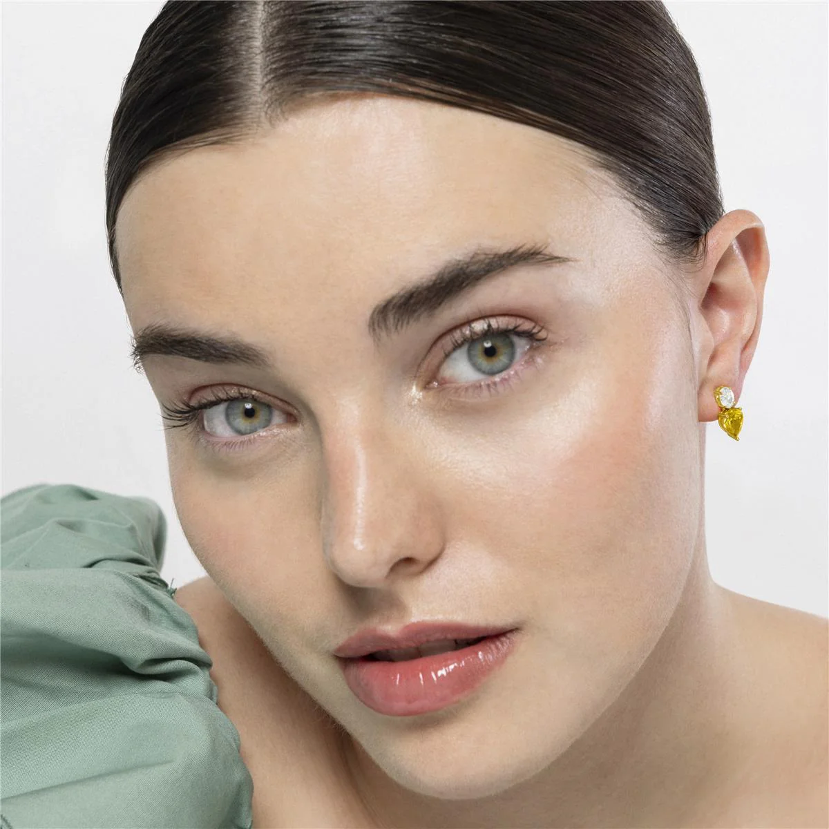 Pendientes Isre Plata de Ley 925 - Isre AMARILLO - Image 2