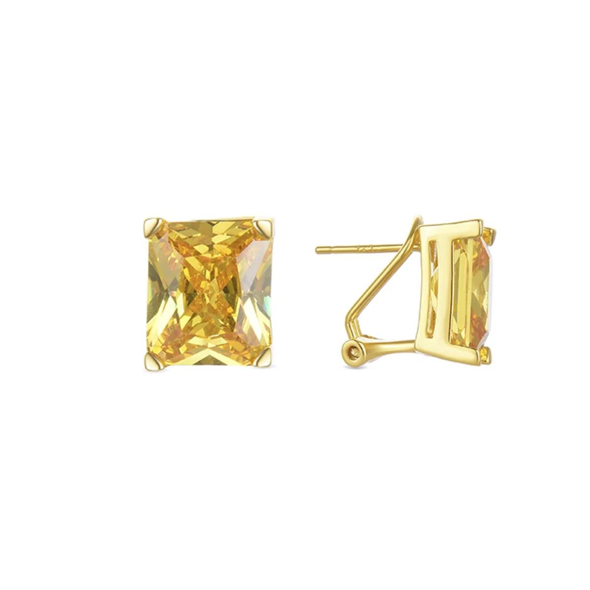Pendientes Issog Plata De Ley 925 - Issog AMARILLO