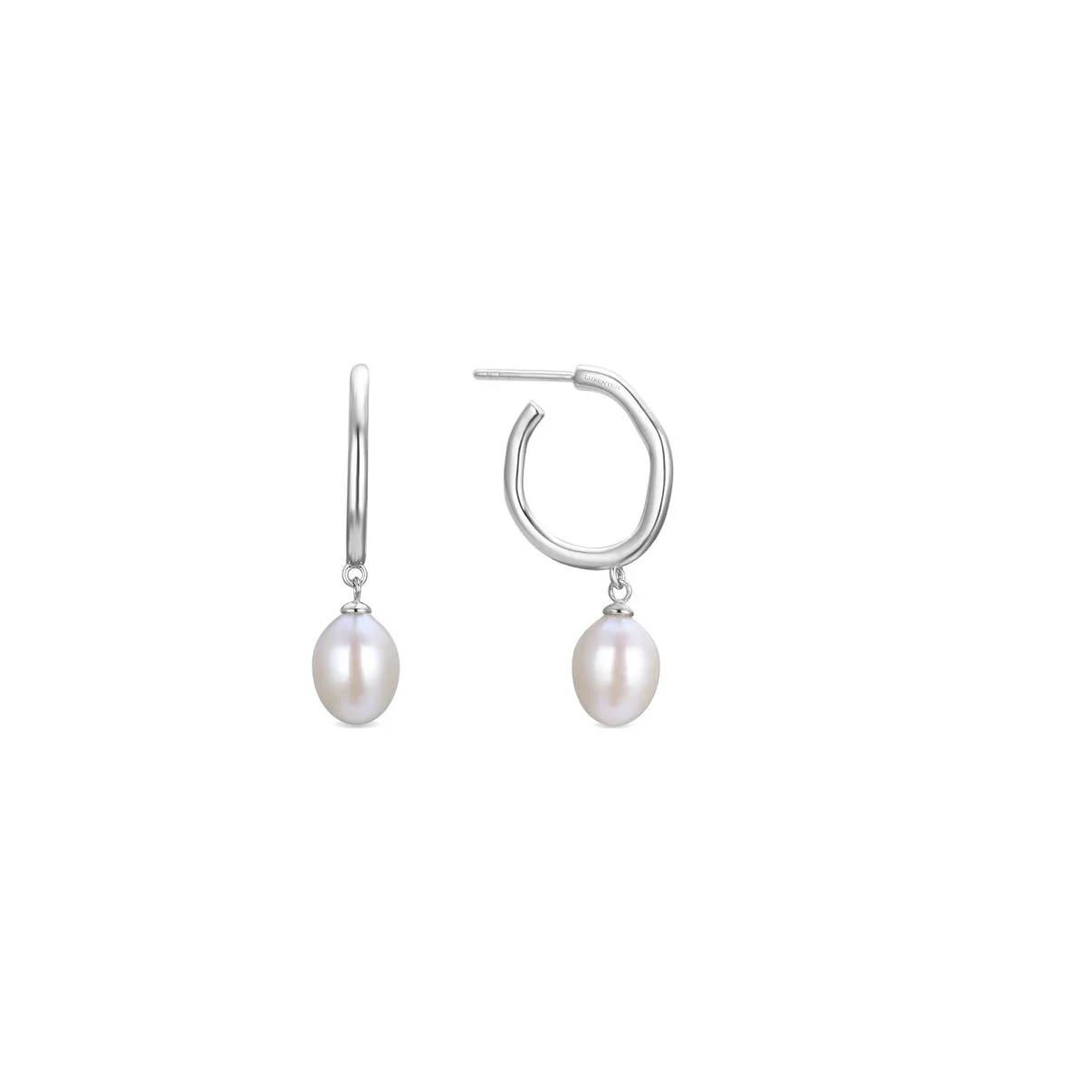 Pendientes Ixca Plata De Ley 925 - Ixca BLANCO