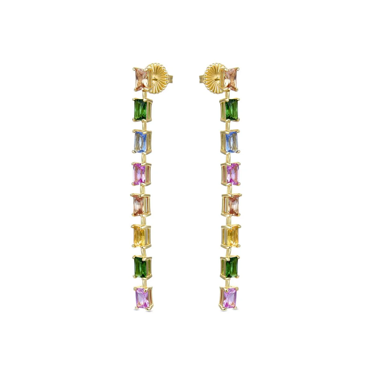 Pendientes Jaman Plata De Ley 925 - Jaman MULTICOLOR - Image 2