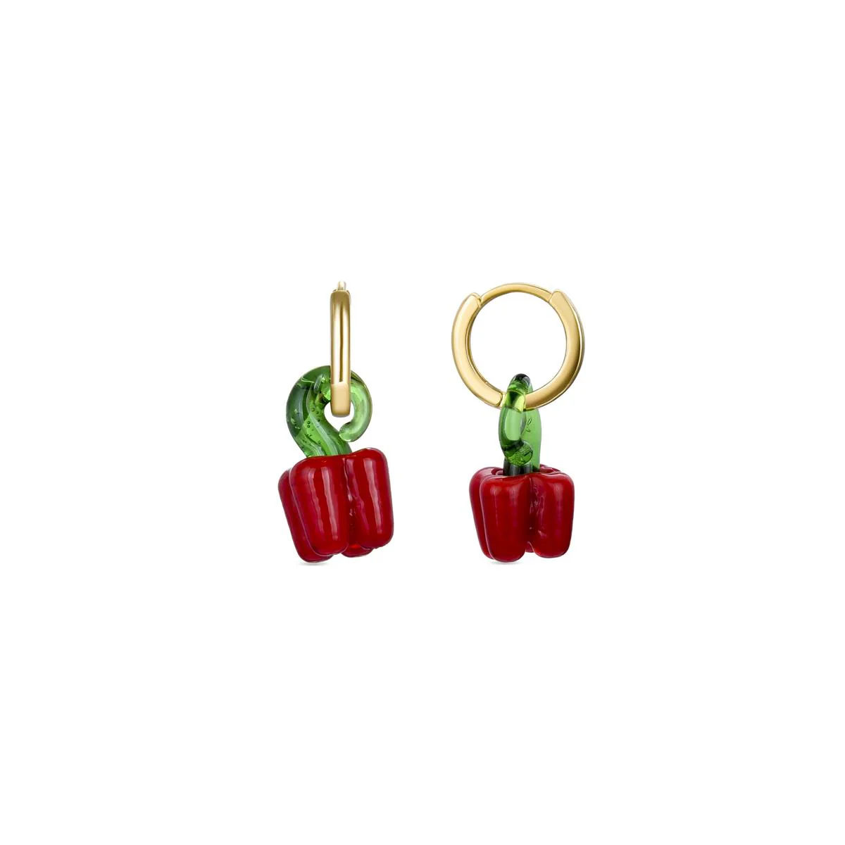 Pendientes Jatha Plata De Ley 925 - Jatha ROJO