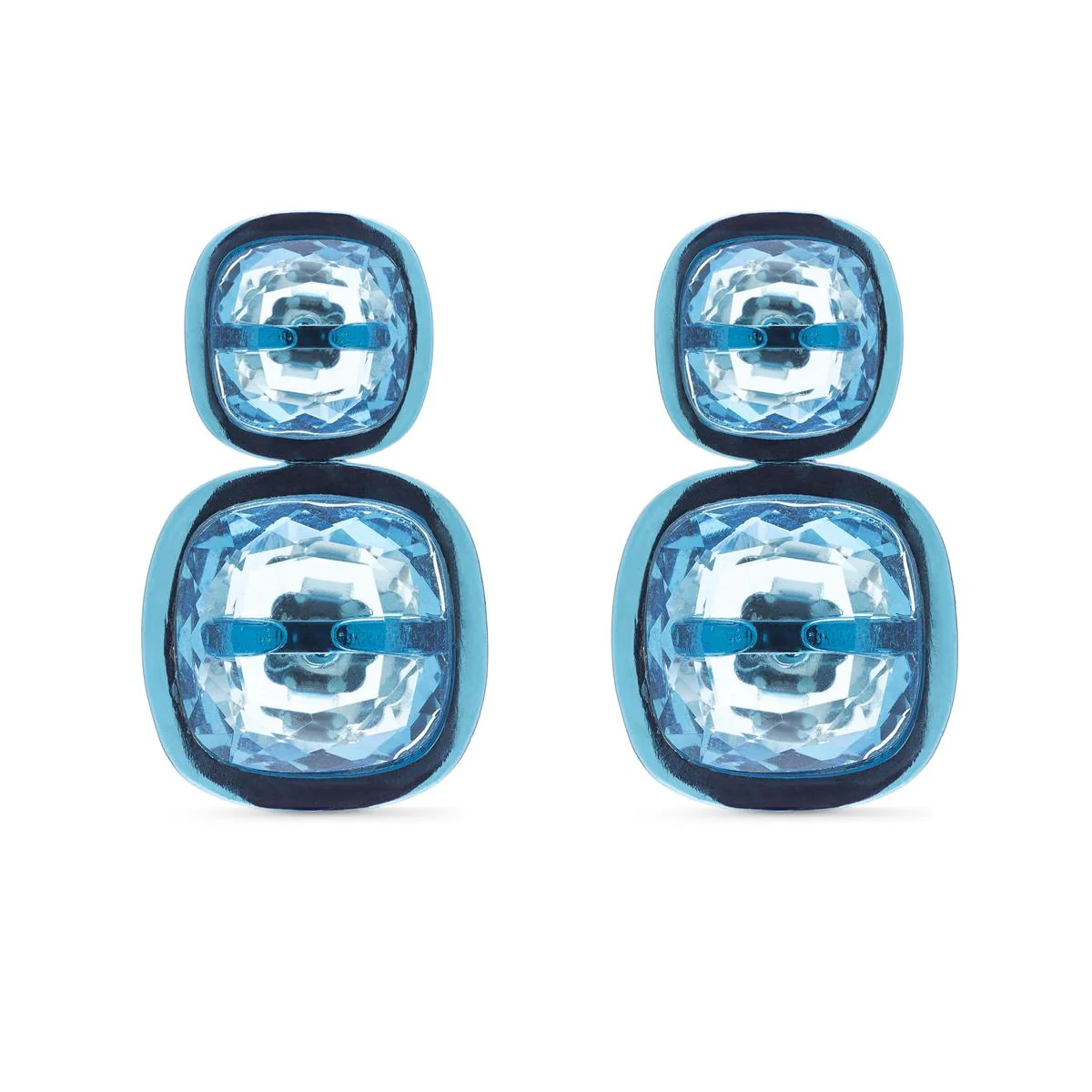 Pendientes Jennath Plata De Ley 925 - Jennath AZUL