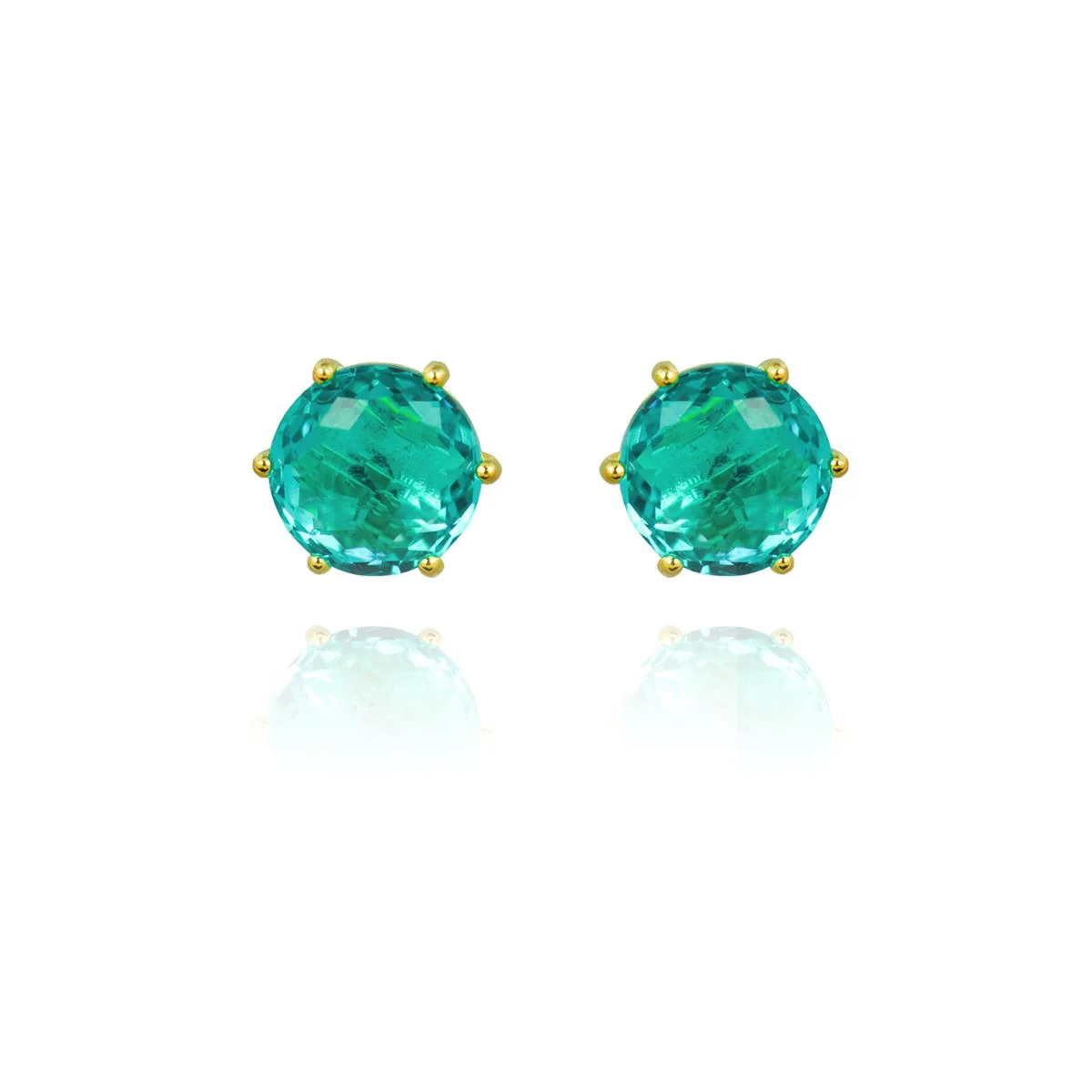 Pendientes Kabeera Plata De Ley 925 - Kabeera VERDE