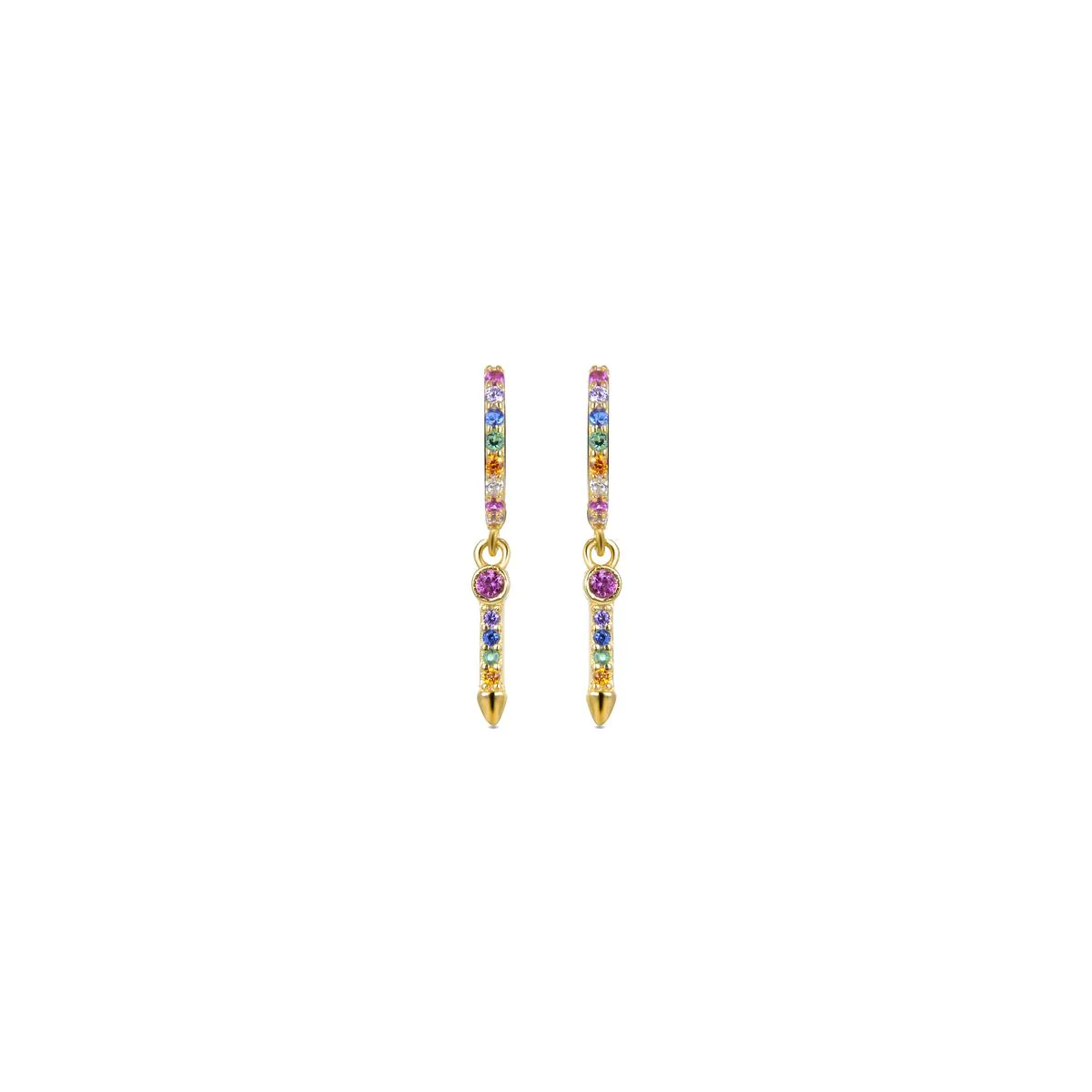Pendientes Kaelsu Plata De Ley 925 - Kaelsu MULTICOLOR